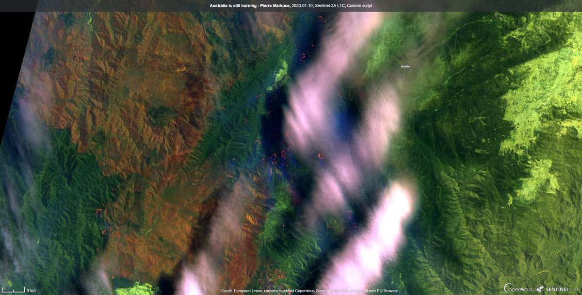 Bushfires in Australia. Copernicus/Pierre Markuse