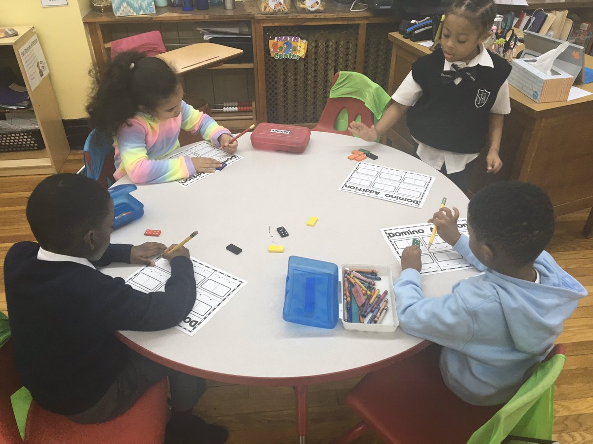 MurraySFABX's tweet image. Domino Addition in Kindergarten #dominoaddition #Kindergarten #sfabronx #addingisfun