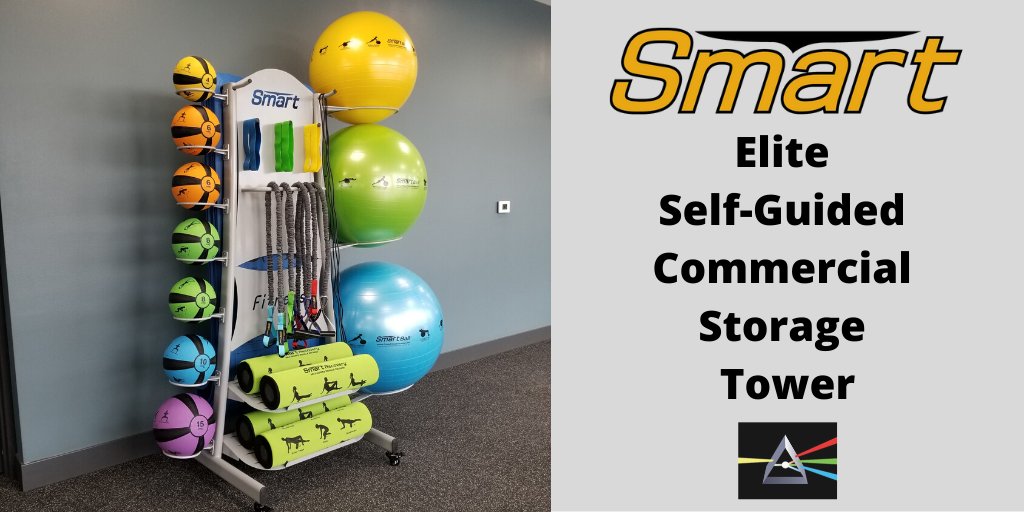 prismfitnessinc's tweet photo. The Smart Elite Storage Tower is the most versatile storage rack for functional equipment on the market AND it comes with Smart Self-Guided equipment, so you know how to use it all!
#SmartElite #SmartSelfGuidedFitness #PrismFitness
 #FitnessEquipment #TrainSmart #YouMakeItHappen https://t.co/JCHtPgIRKJ