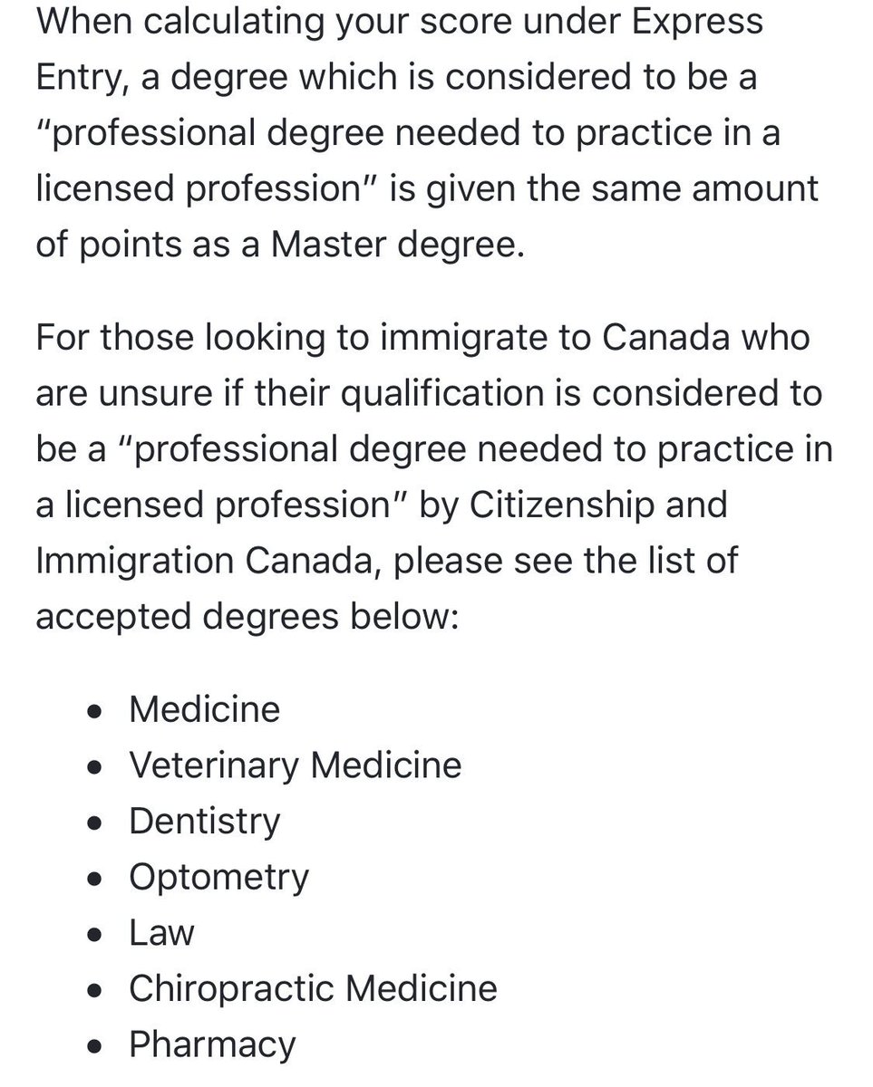 The additional info about Education Credential Assessment (ECA) is for professional degrees.If you have any of the professional degrees, you are awarded the same point as a Masters degree. Ensure your assessment is done with the right organization.Details in the image below.