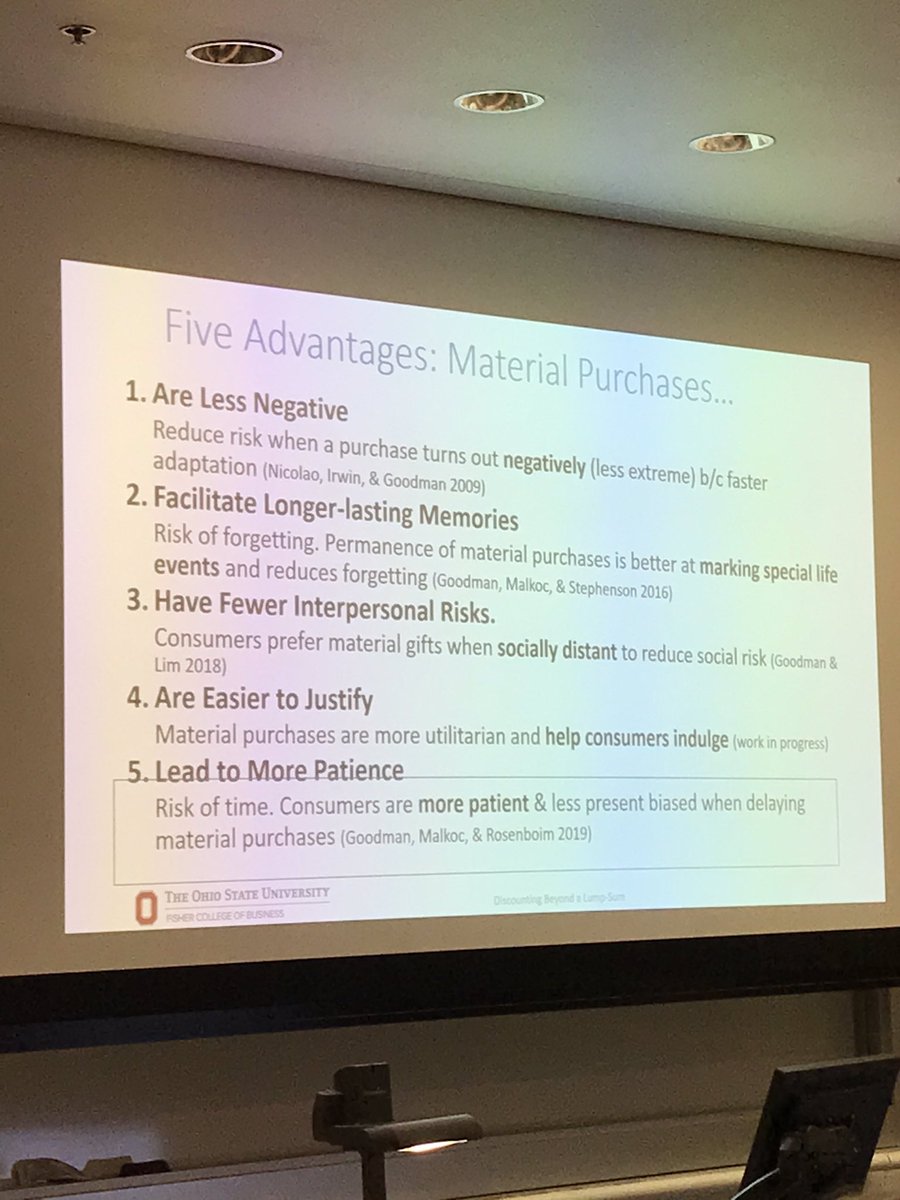 MNDNCH's tweet image. Rethinking the experiential advantage with @FisherOSU Professor Joseph Goodman.
#whymba
