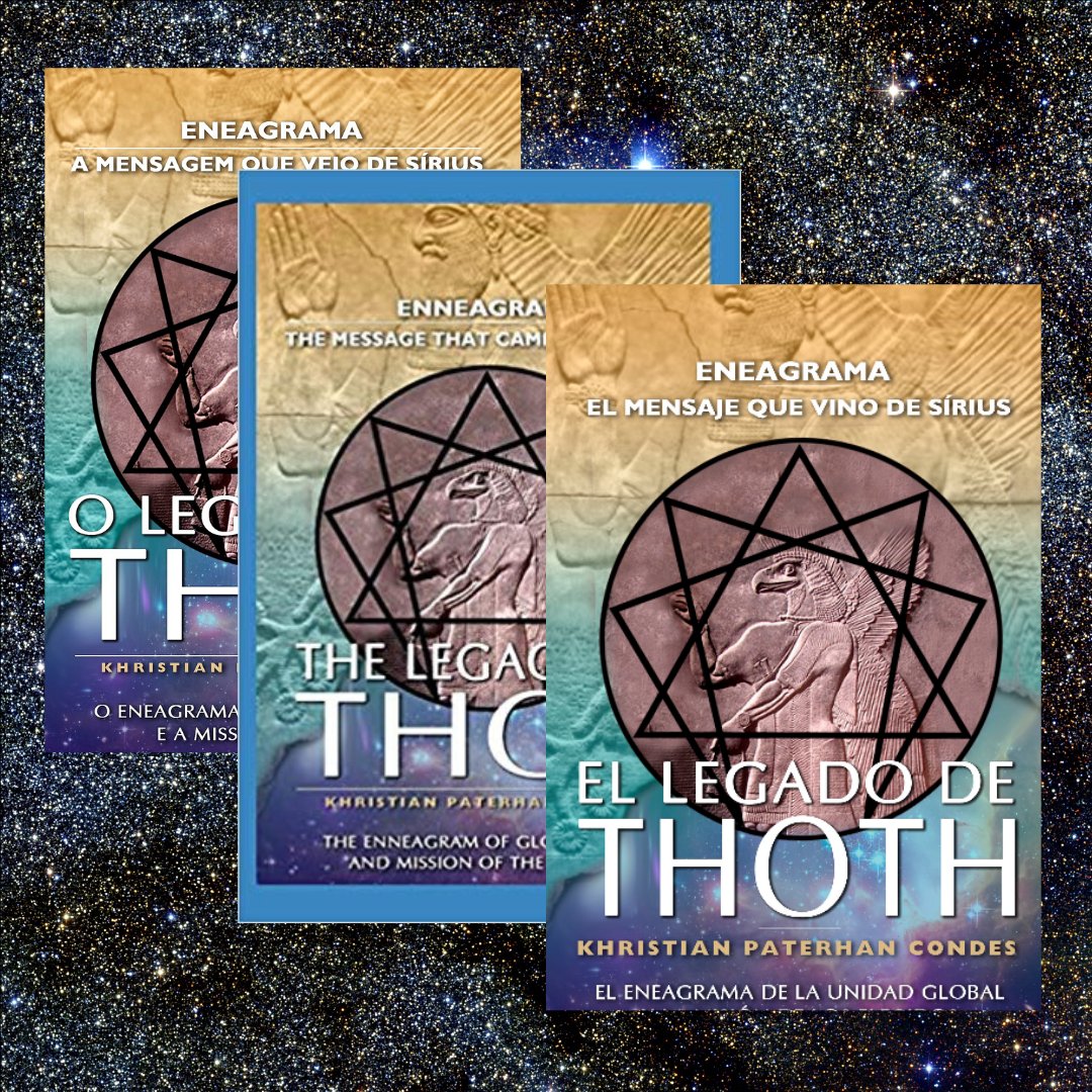GlobalEnneagram's tweet photo. ANOTHER VIEW OF THE ENNEAGRAM
THREE LANGUAGES ... INTERNATIONAL BEST SELLER!
Read "The Legacy of Thot" in English, Spanish or Portuguese!
Download your E-book or get the printed book: https://t.co/GhROTf1DS8 https://t.co/f78ywnXWL8
