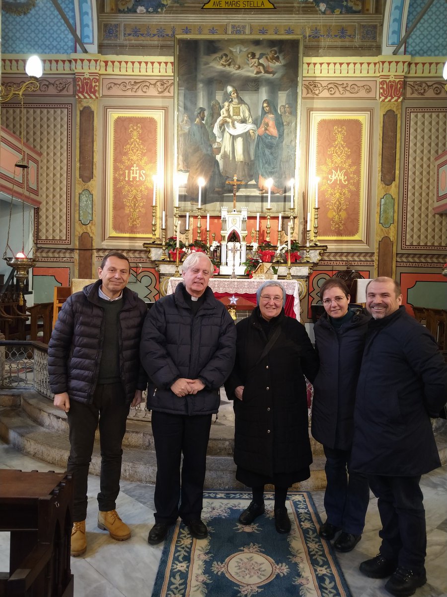 CaritasRoma's tweet photo. La @CaritasRoma insieme a @CaritasGeorgia insieme in pellegrinaggio nella chiesa di Santa Maria a Trabzon in Turchia, luogo del martirio di don Andrea Santoro, missionario della @diocesidiroma https://t.co/LBHuo4tArM