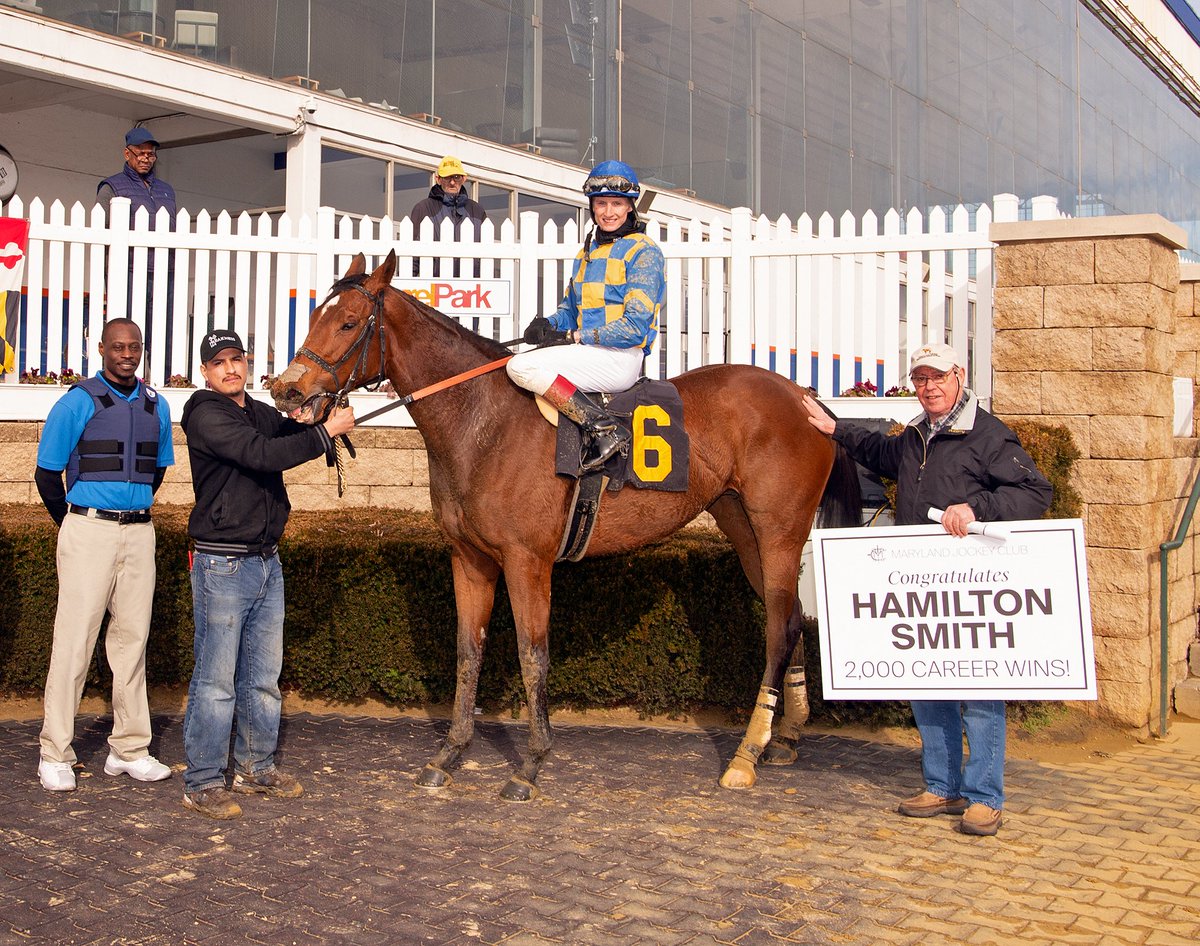 LaurelPark's tweet photo. A BIG congratulations to trainer #HamiltonSmith on career win number 2,000! #MJC🏁 https://t.co/iKatdHxey5