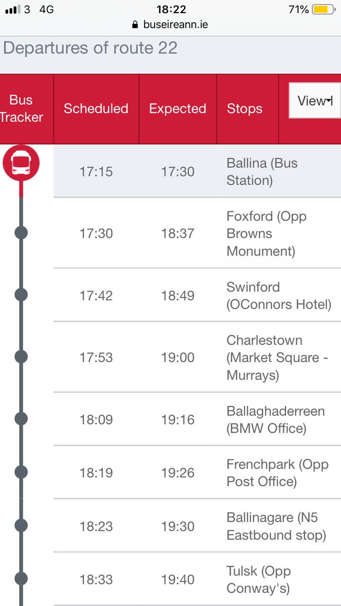 Caoimhee_97's tweet photo. @Buseireann Any reason for this delay on the 22? https://t.co/N1IGrIZ754