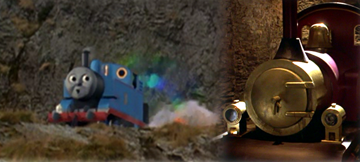 Did you know in the original script, Thomas able to communicate telepathically with Lady while he was on Muffle Mountain? He was going to be able to feel her pain and sadness.
