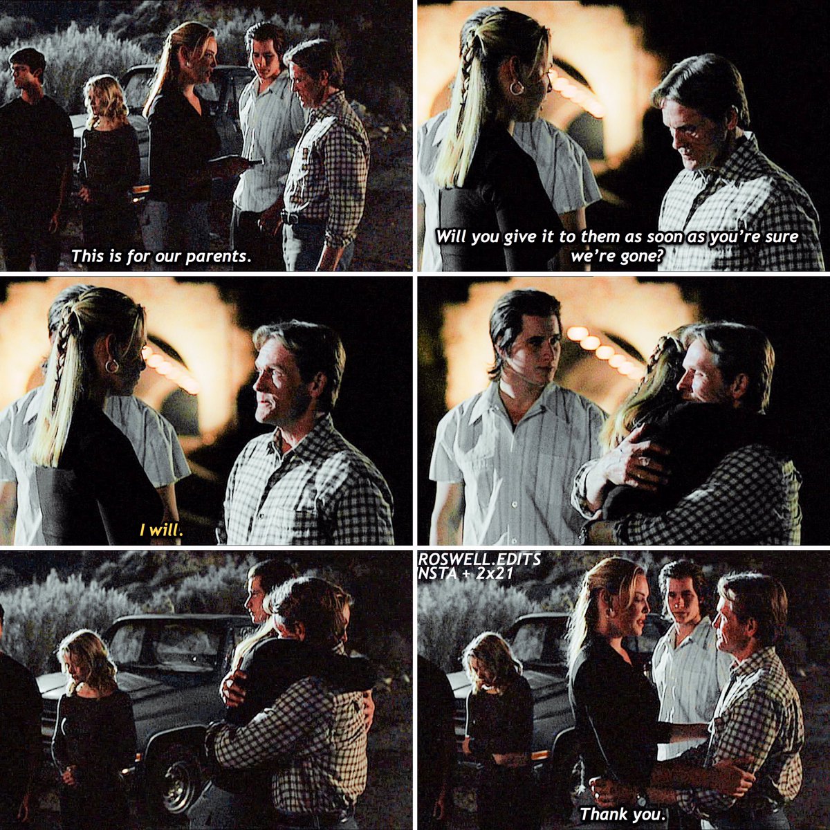 RoswellBandT's tweet photo. » [2.21] The Departure •
I cry every time 😭💚👽
#williamsadler #katherineheigl #jimvalenti #isabelevans #roswell #roswelltvshow #aliens #roswellians #crashdown #crashdowncafe #scene #scnenedit #sceneedits #tvshow #90s #tvshowedit #tvshowedits #tvshowscene #tvshowscenes https://t.co/81WI3XxIzW