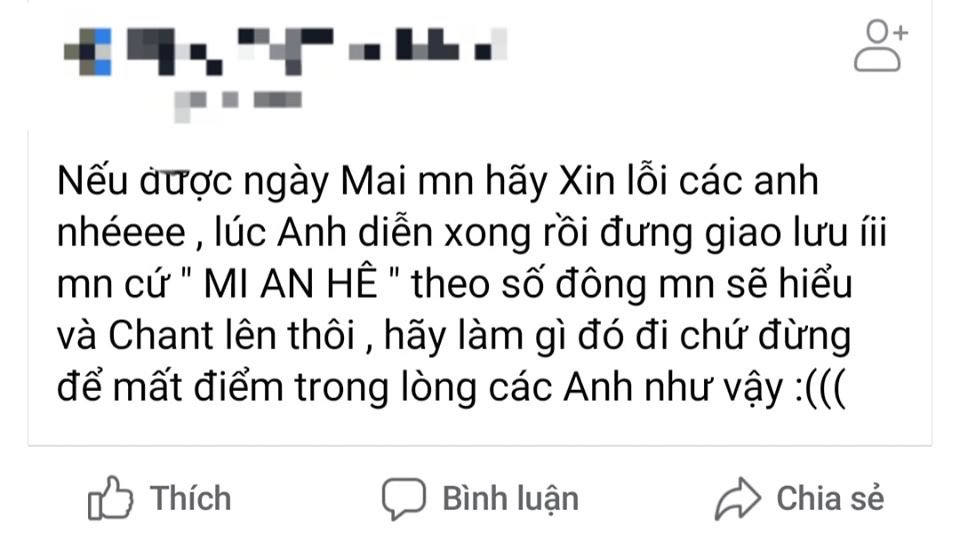 My81205046's tweet photo. Ngày mai các bạn nhớ xin lỗi các anh nhé  #VEXOLapologizetoEXOSC https://t.co/lkhsikXri3