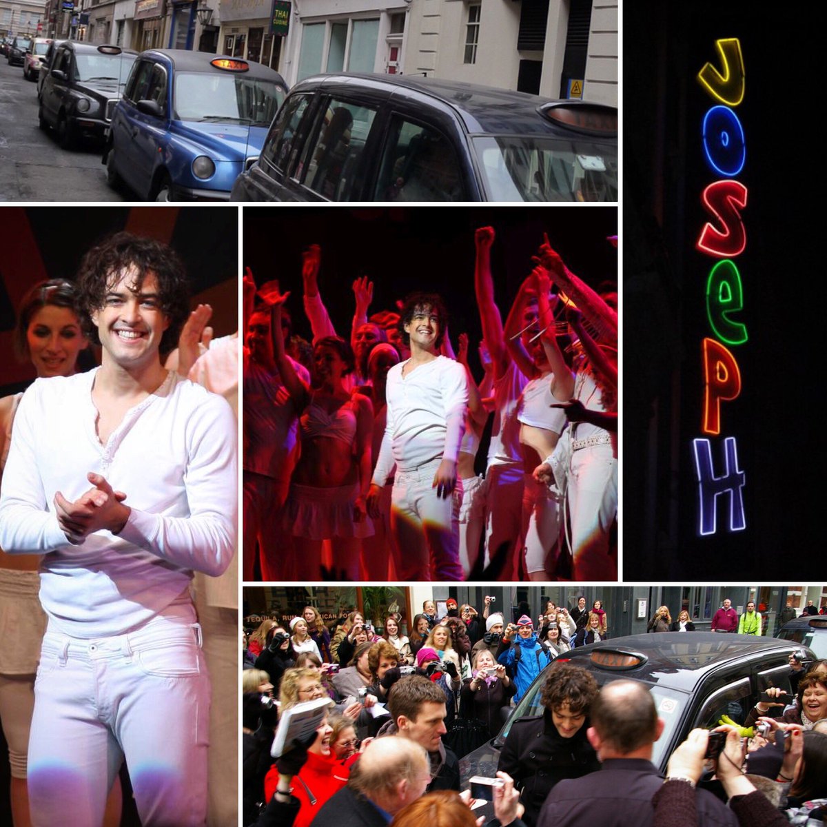 LeeMeadTimeline's tweet photo. A giggle (the collective noun, you know) of Meady fans catching up ahead of tonight's #MKAladdin, recalling #thisday 11 years ago.. @leemeadofficial's #lastday as #joseph #endofanera #startofanewchapter. Which is where we are again in 2020. Exciting times ahead for Lee, I’m sure. https://t.co/b3qU4DRZlP