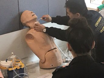 Our Paramedic students hard at work, learning and developing advanced new skills to serve the community. 🚑 #ambulance <a href="/CentennialEDU/">Centennial College</a> <a href="/UTSC/">University of Toronto Scarborough</a> #paramedic