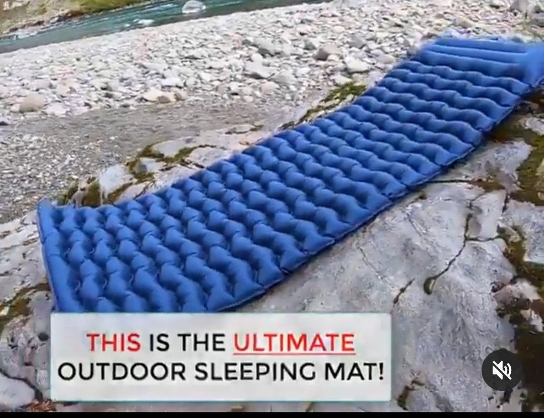 The ultimate outdoor sleeping mat! Thank you instagram, for really seeing me.