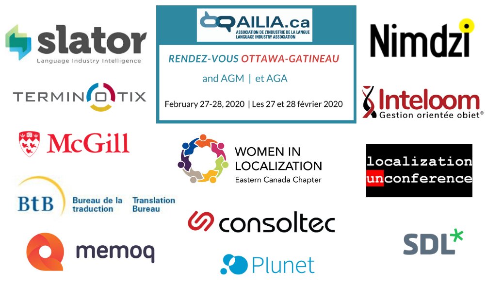 Registration is open for AILIA's Rendez-vous Ottawa and AGM February 27 &amp; 28. Outstanding speakers and content. <a href="/memoQ_Official/">memoQ</a> <a href="/slatornews/">Slator</a> <a href="/Nimdzi_Insights/">Nimdzi</a> @SDL <a href="/Plunet_News/">Plunet</a> <a href="/Consoltec_Inc/">Consoltec</a> <a href="/WLECanada/">Women in Localization Eastern Canada</a> 
 #xl8 #mt #l10n  ailia.ca/event-3653658