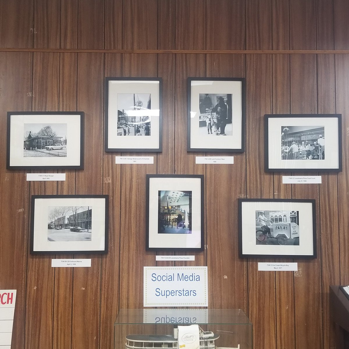 We just put up a new wall exhibit in our archives building featuring photos that have been really popular on our social media in the past! Drop by and check it out next time you're in the area 👀