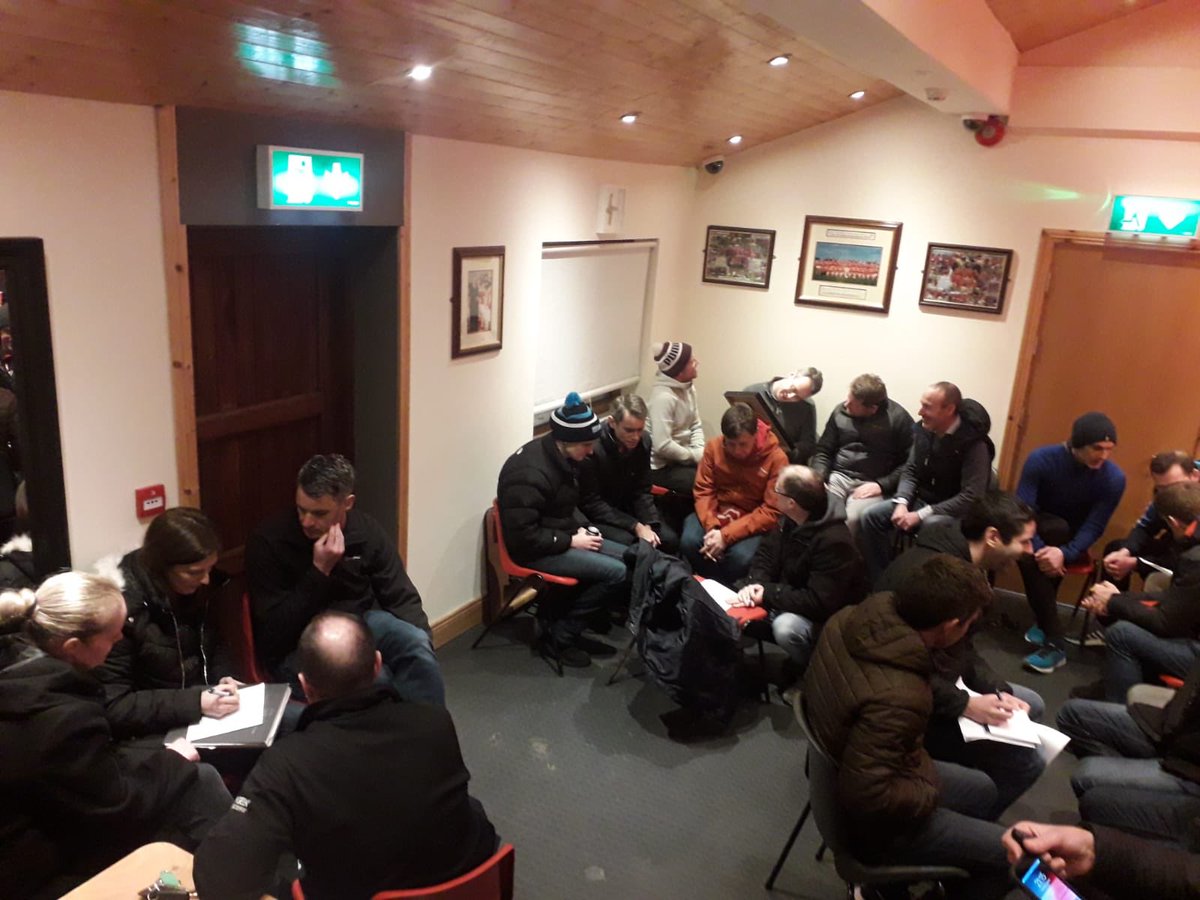 The_Wedgy's tweet image. Fantastic to see the new @StBrigidsGAA U7 Coaches learning and getting to know each other at their Coaches workshop last night. Great to see so many parents involved. Most definitely an exciting year ahead for both kids and coaches #changetheculture #continiouslearning