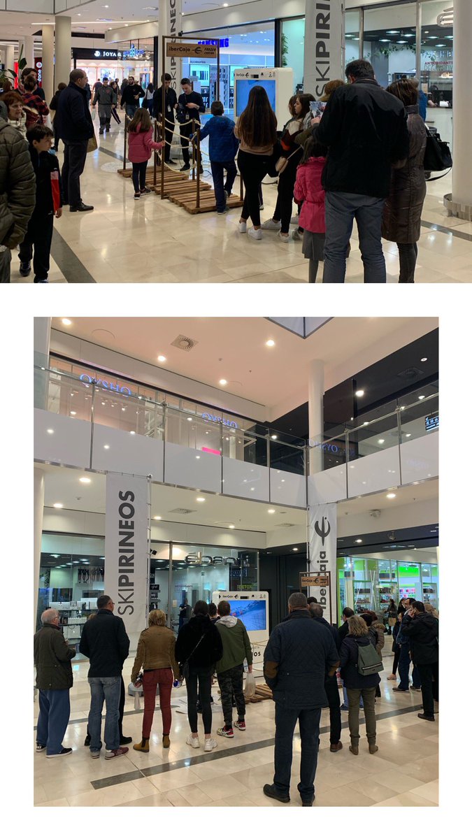 Parece que <a href="/ibercaja/">Ibercaja</a> SKI Pirineos lo está petando en <a href="/CCPlenilunio/">CC Plenilunio</a>. Gracias a la #RealidadVirtual puedes esquiar de una forma innovadora desde #Madrid. ¡Te esperamos durante todo el fin de semana! Viernes, Sábado y Domingo de 10 a 22 h 💪🏻🔥🚀