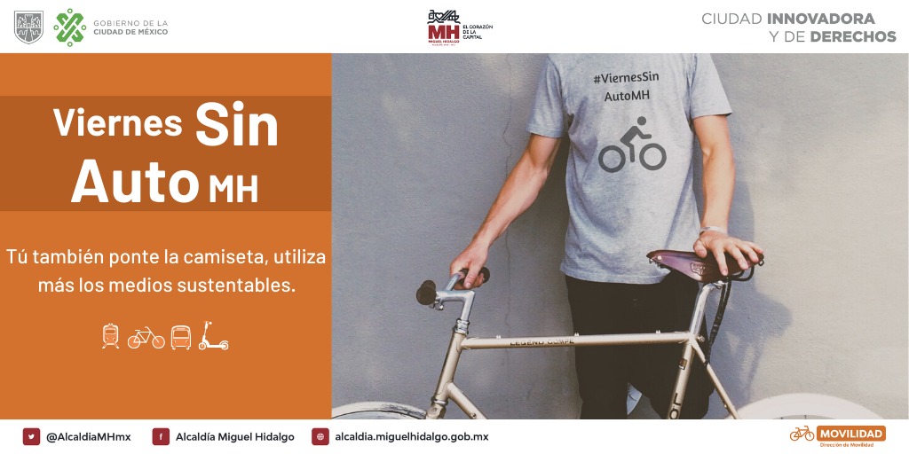 MHMovilidad's tweet photo. Continuemos utilizando y fomentando el uso de transportes amigables con el medio ambiente. 
🌳🚴🌳🚎🌳
#MHelCorazónDeLaCapital
#ViernesSinAutoMH
#MHMovilidad https://t.co/7a1ypeEpuP