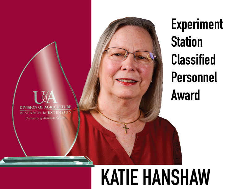 If you've ever visited the <a href="/ArkAgResearch/">Arkansas Agricultural Experiment Station</a> #Fruit Research Station, you've probably been greeted by Katie Hanshaw, who helps keep the station running. Cochran says "Hanshaw goes above and beyond." John Clark simply says "Hanshaw is the best!"