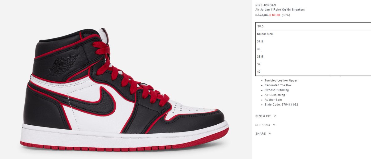 jordan 1 bloodline restock