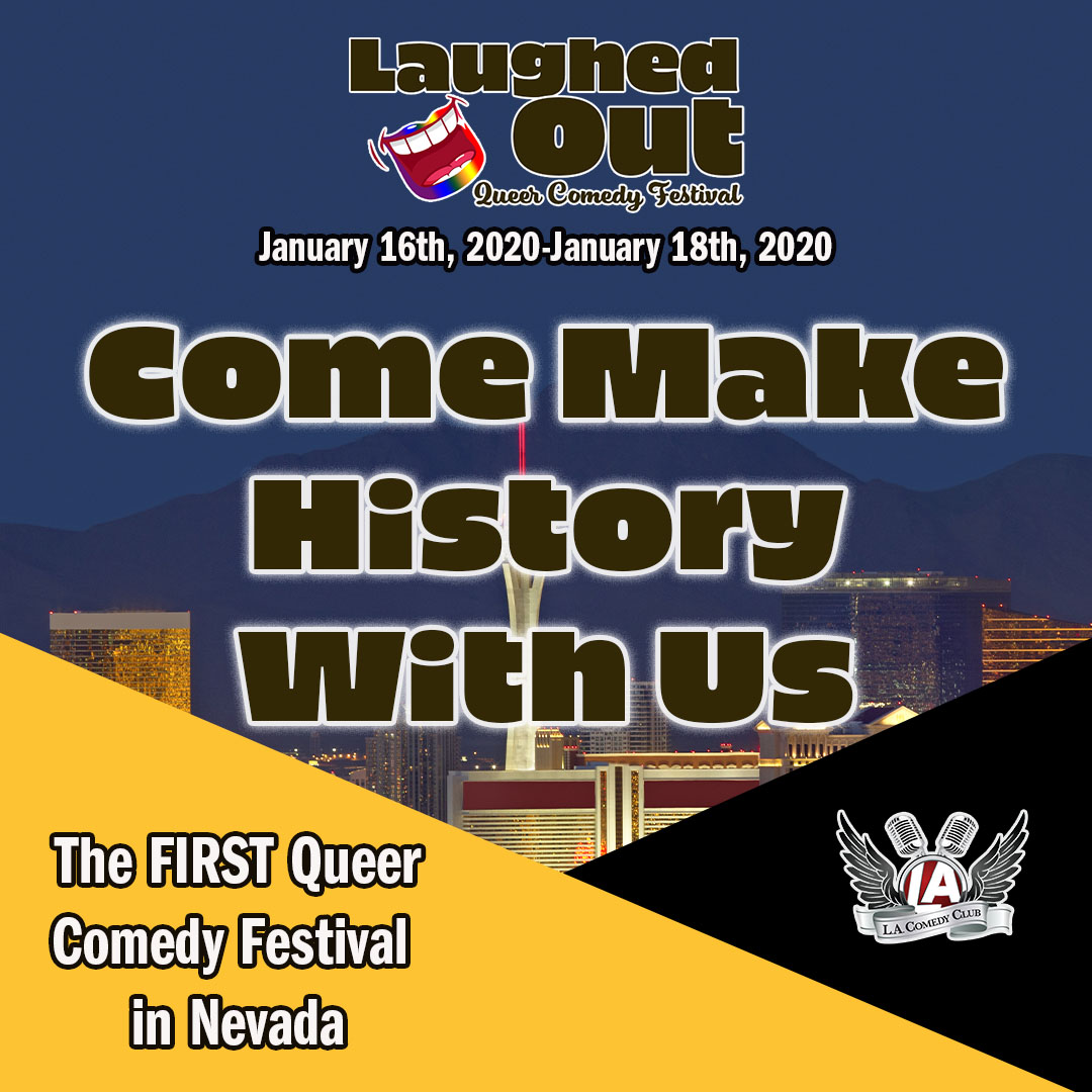 LESS THAN A WEEK AWAY! 
Get your tickets now at LaughedOut.com