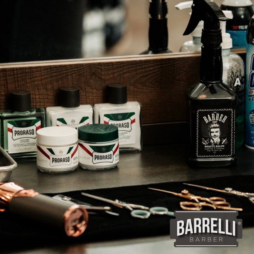 Amazing looking barbershop with clean work stations <a href="/barrellibarber/">Barrelli Barber</a> shop in Charleston, SC. Call 843.637.3775 to get a proper grooming.

@barbershopbossbabe and crew, You guys are doing an awesome job! Congrats!
___________________________⠀
#barber #barbershop #Charleston