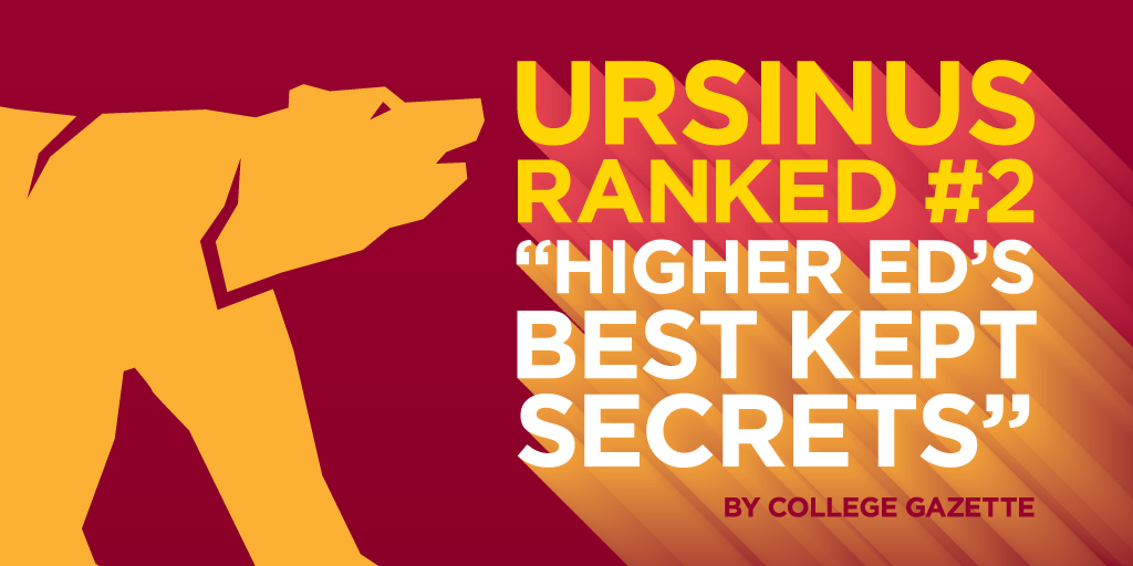 UrsinusCollege's tweet photo. Ursinus is ranked **No. 2** on this list of "Higher Education's Best Kept Secrets" from @CollegeGazette, which noted our financial accessibility and our status as one of the @CTCLColleges! #Ursinus #CollegesThatChangeLives https://t.co/IfAmLEQNaL https://t.co/7fMFR2HfUW