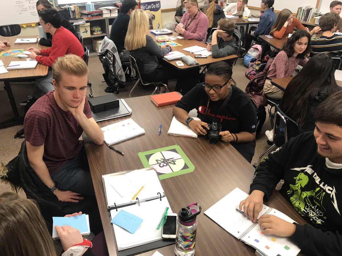 DW131's tweet photo. Using our flash cards to review lit terms, authors, allusions and college vocabulary #ape5 @OPS_Burke https://t.co/YJaz2JKd1C