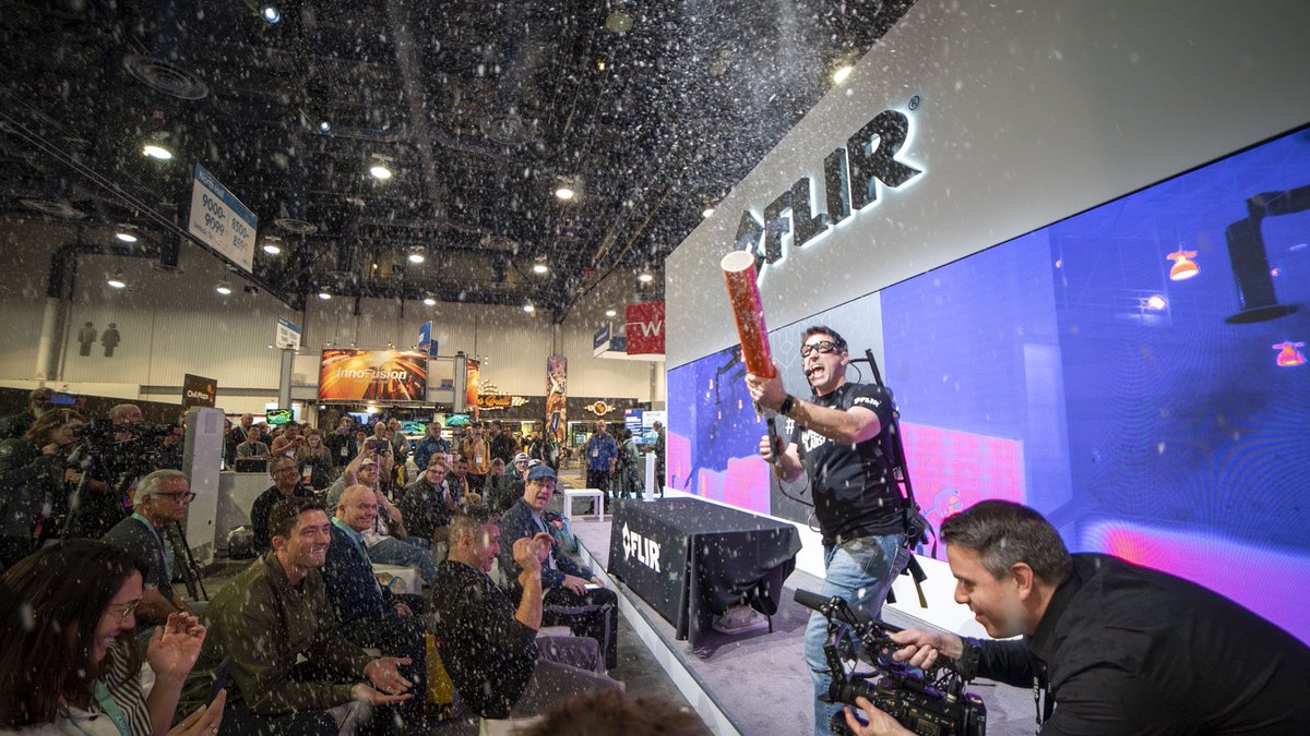 flir's tweet photo. .@BealsScience takes the #FLIRCES stage one last time. Tune-in at 11:15am PST: https://t.co/Tuv0zlCJiQ #CES2020 https://t.co/PZOgNAXDtS