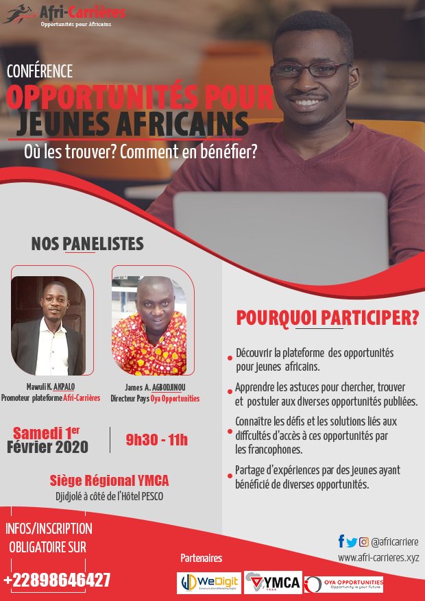 afri-carrieres.com | Opportunités pour africains tweet media