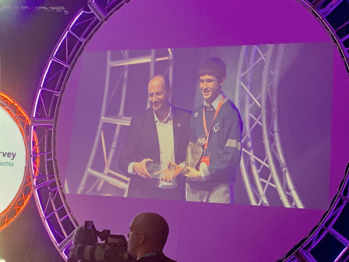 GeolSurvIE's tweet image. Congratulations to the winner of the Geological Survey Ireland @Dept_CCAE prize - Liam Cotter from Coláiste Choilm, @colaistechoilm Cork, for his project “Determining the fastest route between two control points on an orienteering map.”  #Cartography #MappingIreland