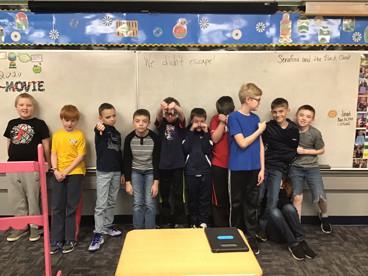 mrsjfourthgrade's tweet photo. We played an escape room today about the Underground Railroad!  Lots of fun! https://t.co/IqtNSBujX9
