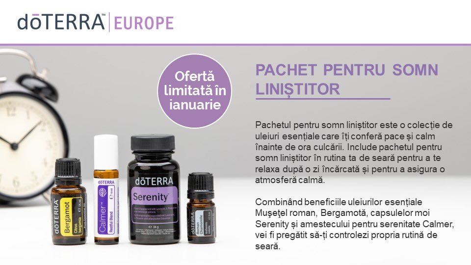 Calmer doterra beneficii