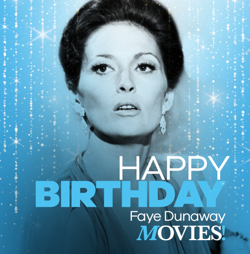 Happy Birthday Faye Dunaway!

And catch the star in DOUBLE EDGE and LITTLE BIG MAN today at 9:25am PT | 6:25am PT. 