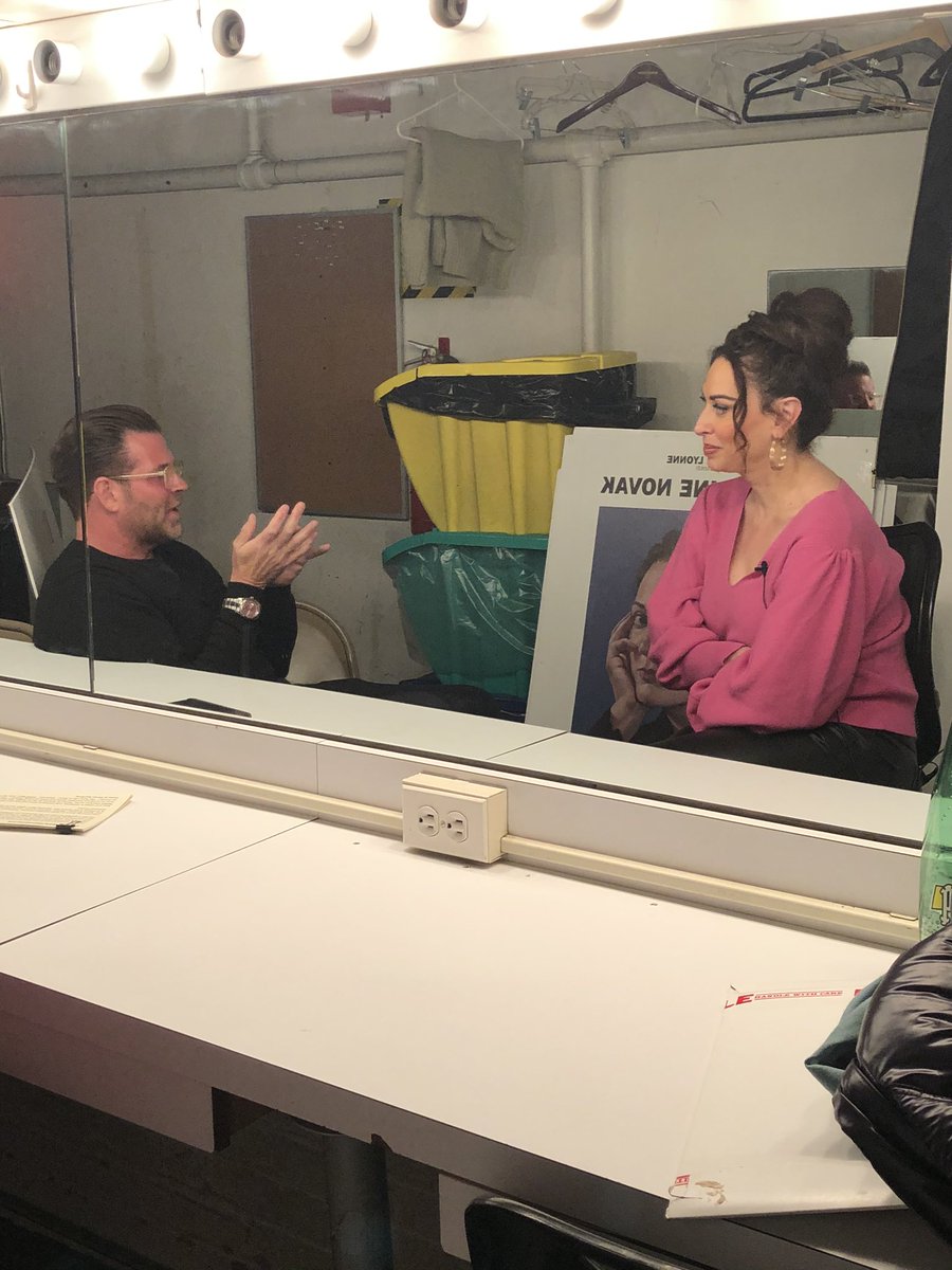 Getting ready for <a href="/LiveAtTheLortel/">Live At The Lortel</a> with <a href="/QueenLesli/">Lesli Margherita</a> and <a href="/Ericostrow/">Eric Ostrow</a> !!