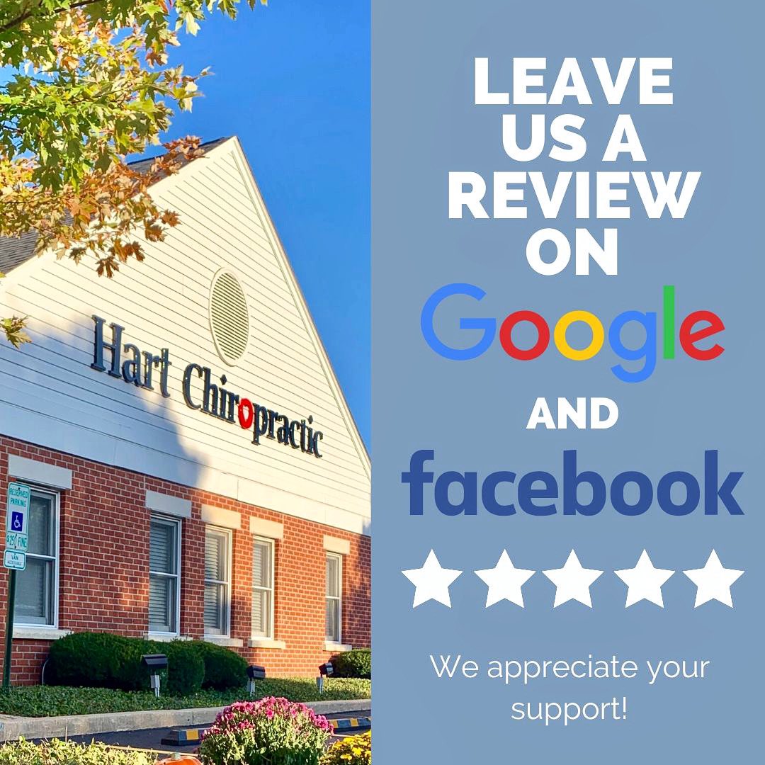 HartChiroCenter's tweet photo. 🗣Spread the word about Hart #Chiropractic!
♥️We’d love to to hear about your experience! 
#chiropractor #genevail #genevaillinois #acupunture #massagetherapy https://t.co/BY7cvETa4i