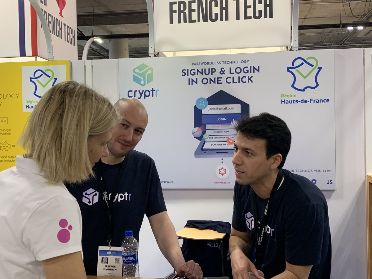 euratechnologie's tweet photo. #CES

🔑 Meet #cryptr for a new safe ID with no password to protect your digital life 
🚩 at Eureka Park booth 50415

#CES2020 #Euratechnologies #innovation #tech #Blockchain #cybersecurity #frenchtech #startup #data https://t.co/t8cZbsHTbA