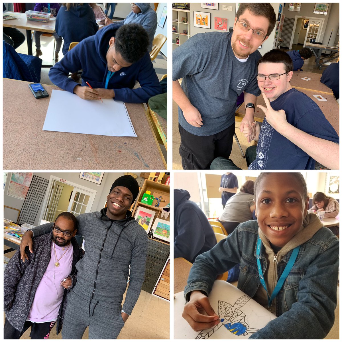 WrightsonCHS's tweet photo. Such an amazing time and opportunity at @MakeStudioBmore with @MrsE_Studio48 We can’t wait until next year where we can come back and create more! #FALSFun @ChesapeakeHS @MTCummins https://t.co/SCuiHweXw1
