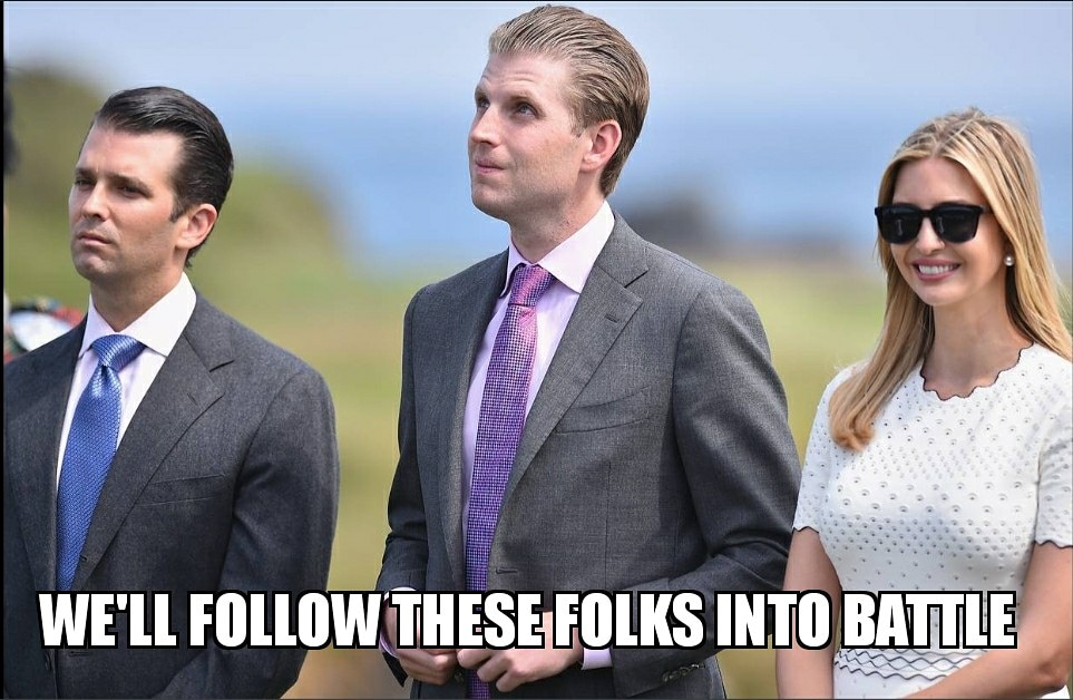 eldamon's tweet photo. @in_pubs @amberman_janis @EricTrump @IvankaTrump #Veterans #TrumpsWarOfMassDistraction #followbackresistence #FBR https://t.co/e9iRGw2wVd
