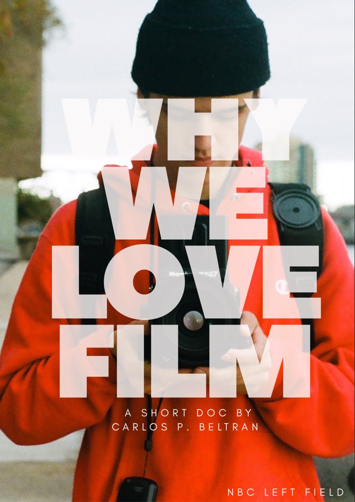 Carlos P. Beltran (@carlospbeltran) on Twitter photo Why We Still Love Film: Analog Photography in the Digital Age | NBC Left... youtu.be/YotUW5WcOh8 <a href="/NBCLeftField/">NBC Left Field</a> <a href="/NBCLatino/">NBC Latino</a> My last piece for NBC Left Field is on an art medium I love dearly. #filmphotography @kodak Why We Still Love Film: Analog Photography in the Digital Age | NBC Left... youtu.be/YotUW5WcOh8 <a href="/NBCLeftField/">NBC Left Field</a> <a href="/NBCLatino/">NBC Latino</a> My last piece for NBC Left Field is on an art medium I love dearly. #filmphotography @kodak