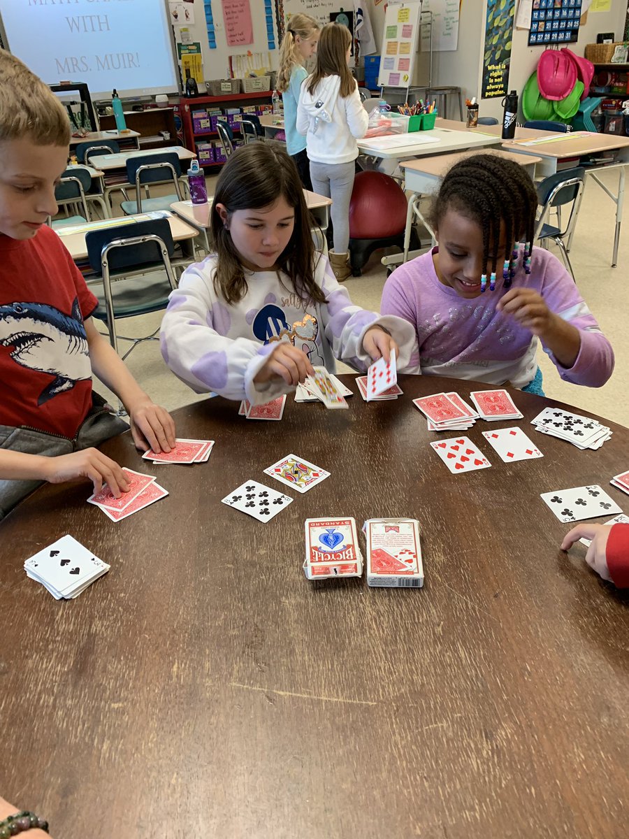 CortniJ's tweet photo. Ending the day with a bang in @Mrs_OLoughlin third grade class with a game day!! #pentominoes #patternblocks #tinypolkadot #additionwar https://t.co/gGZb5vKR9d
