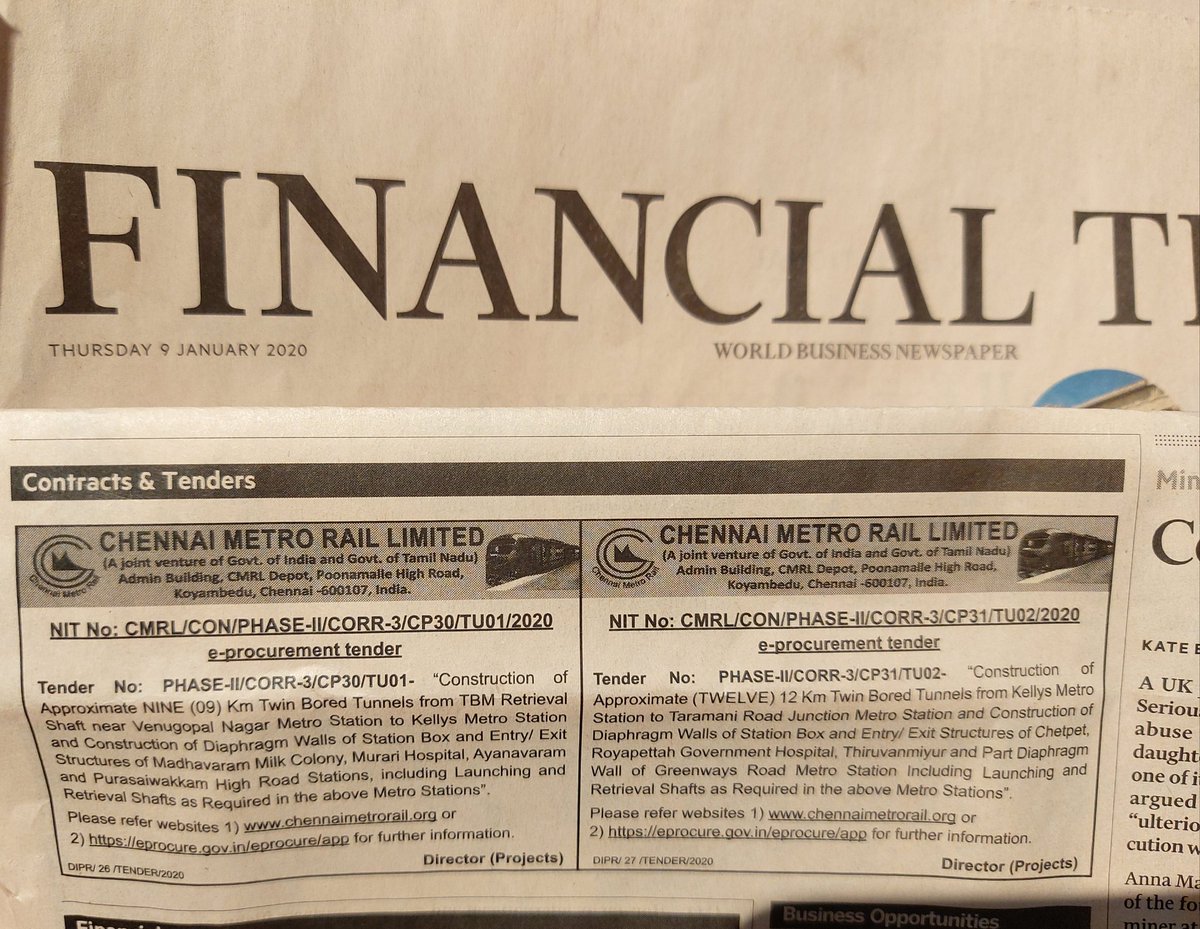 anjali_WFR's tweet image. WHILE Chennai Metro advertises Intnl contractors for Metro, IT city #Bangalore doesn&apos;t even hire the best in State/India for Infra Projects. Low level contractors gteeing kick backs are norm. Public safety/quality suffer Change is reqd @drashwathcn @WFRising
#MahadevapuraDemands