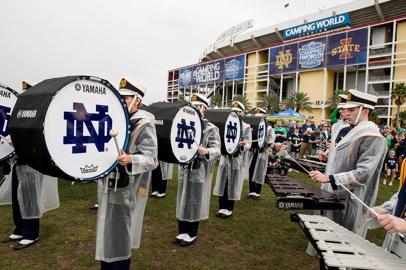 NDDrumline's tweet photo. Sure, palm trees, Disney World, and the sun are all pretty cool things, but a resounding Irish victory? Priceless.
Wishing this marching season would have never ended, but the countdown to the next is on! ☘️
#CampingWorldBowl #NotreDame #NDDL #VBAM #ISU #GoIrish #BeatNavy https://t.co/tDd2lZBakz