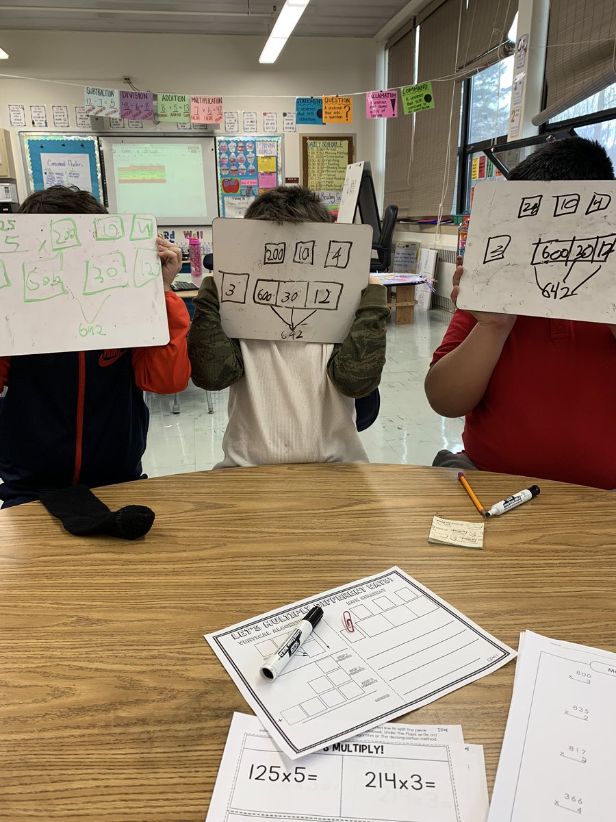 MathIrving's tweet photo. So excited to see these 3rd graders increasing their Math rigor by learning three digit by one digit multiplication! #mathmatters #weareirving #mathrigor https://t.co/SJfFSShmUE