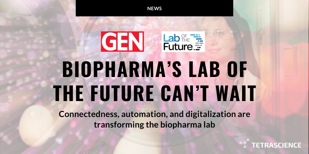 RT @TetraScience: The lab of the future is here! Well, parts of it anyways. Challenges like scientist data-wrangling and other hurdles still remain. Full story via @GENBio @DrSuePearson >> bit.ly/2tLIYOQ #labautomation #lab40 @LabOfTheFuture