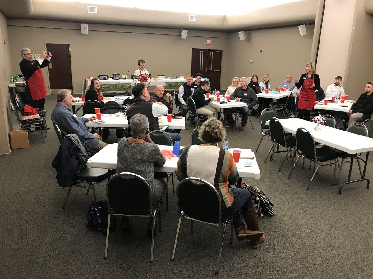 CMATenn's tweet photo. Thank you to everyone who came out to our Souper Bowl today! We had great networking, amazing food and lots of fun welcoming our new board members! #clevelandtn #networking #media https://t.co/EhPfVEeaIL