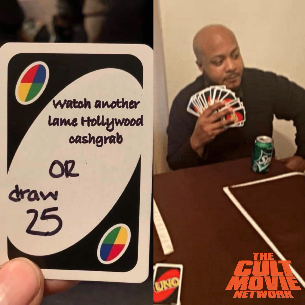 That's an easy choice. 

You know what's an even easier choice?

Signing up for The Cult Movie Network!

for just $2.99 a month, you can access our ever-expanding library of #CultMovies, #BMovies, and #ExploitationFilms!

Sign up today at cultmovienetwork.com!

#JoinTheCult