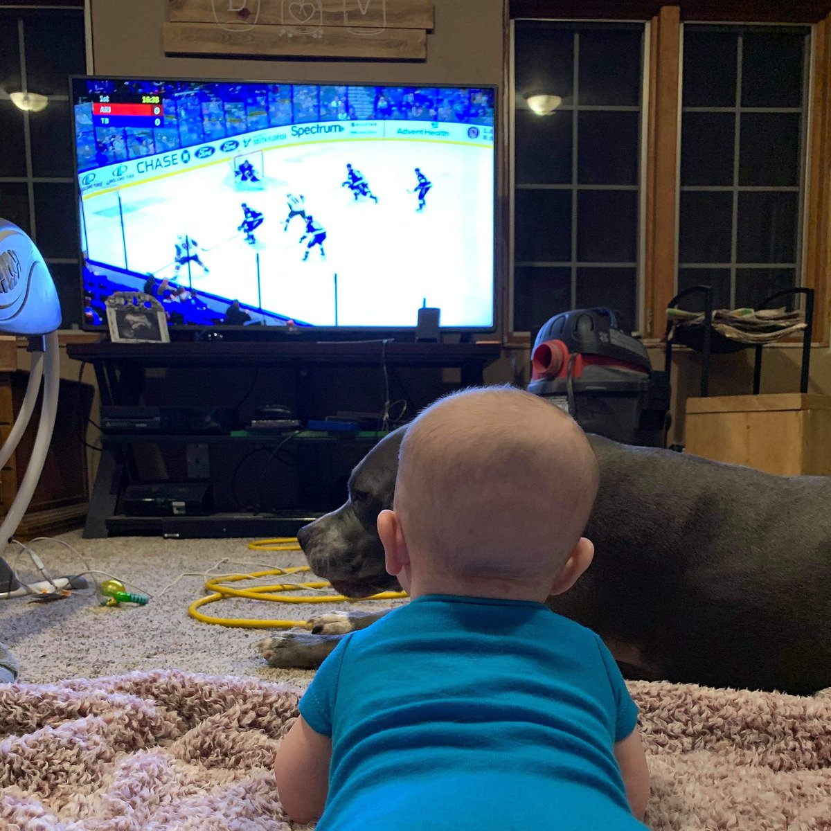 YotesLove's tweet photo. Just a boy, his dog, &amp; his team! @ArizonaCoyotes #OurPack https://t.co/awIWMWgeDX