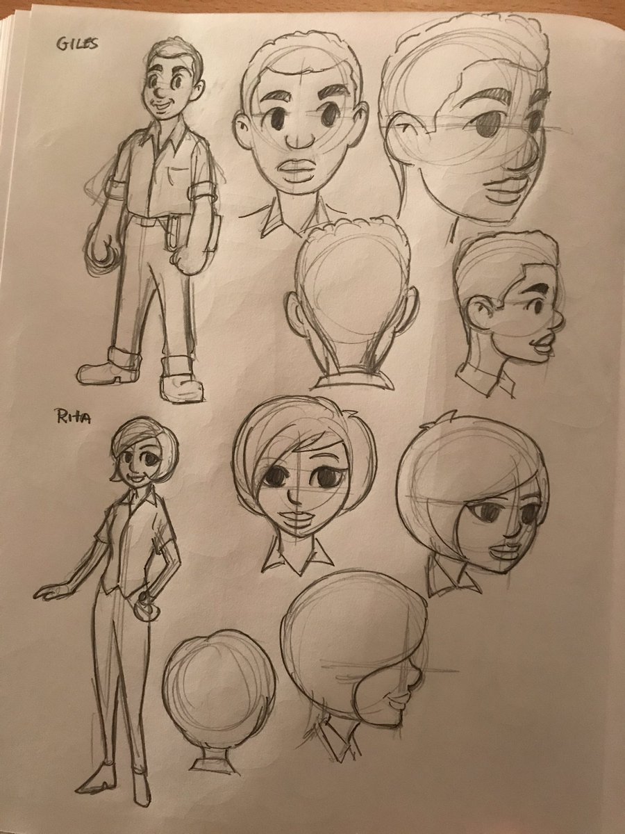 SamuraiElf's tweet photo. I just got a script from @ProfSteveKeen and the economics book is finally on like Donkey Kong. These are some of the character designs for that book. I’ll get to breaking it down this weekend. #miguelguerra #miguelguerraart #miguelguerraartist #7robots https://t.co/xKi9KMg9mV