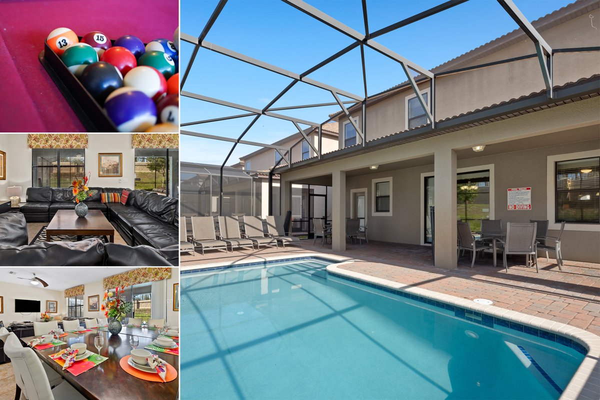 Reunion_Homes's tweet photo. Family Fun | Games Room &amp; No Rear Neighbors

 ✅9 Bedrooms
 ✅5 Baths 
 ✅Private Pool 
 ✅Game Room 
 ✅Pool  

https://t.co/cTNo7mVatI https://t.co/Jr7ZGdYTHi