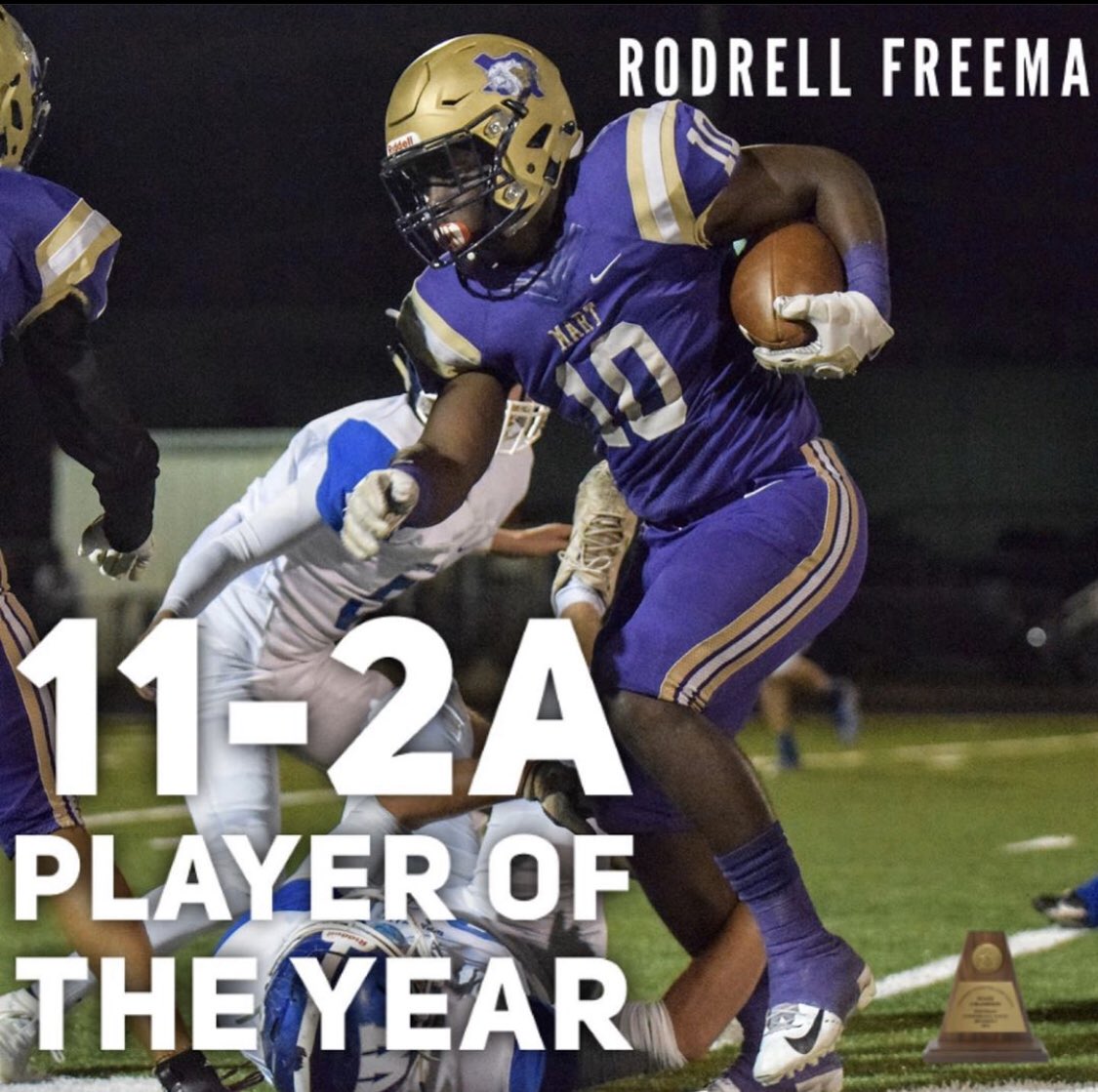 Super_Centex's tweet photo. @Roddrell10 11-2A Player Of The Year #M8RT #txhsfb #martpanthets #777 https://t.co/dX0dXtG5Ij