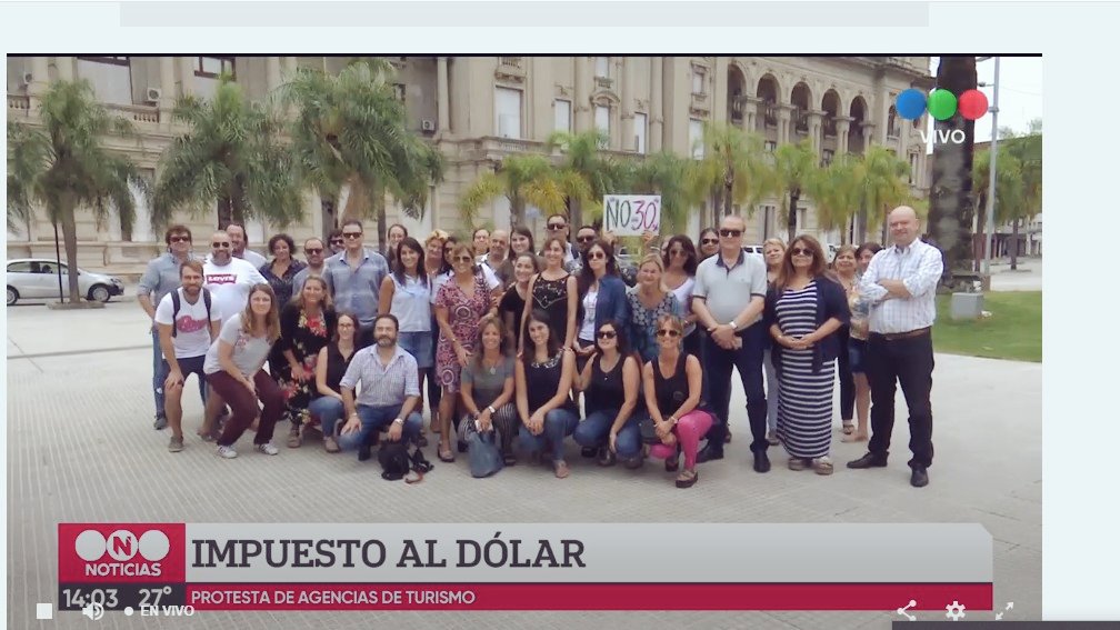 AIREdeTURISMO's tweet photo. Imagenes de las protestas de agencias de #viajes #pymes que venden #emisivo. https://t.co/9n79UVeqoT